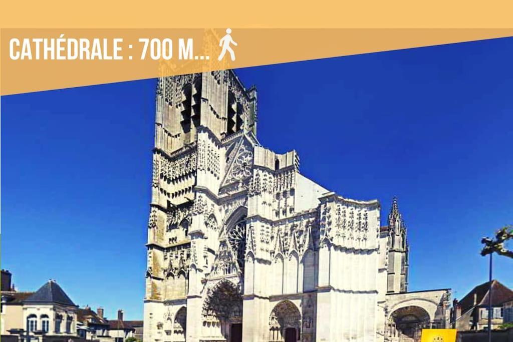 La Belle Pause - Studio Auxerre Proche Parking Екстер'єр фото